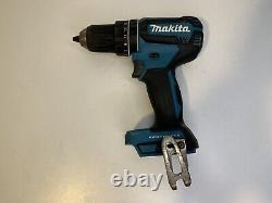 Makita LXT 18v Li-Ion Brushless Cordless Combi Hammer Drill DHP485 with 2x Battery