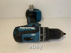 Makita LXT 18v Li-Ion Brushless Cordless Combi Hammer Drill DHP485 with 2x Battery