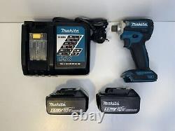 Makita LXT 18v Li-ion Brushless Impact Driver DTD171, 2x 5Ah Battery & Charger