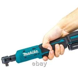 Makita WR100DZ 12v LXT Ratchet Wrench 1/4 Or 3/8 Square Drive Bare + Makpac