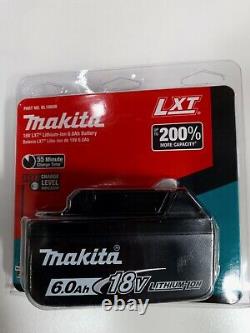 NEW Genuine Makita BL1860B 18V 6.0Ah LXT Li-Ion Battery with Indicator SEALED