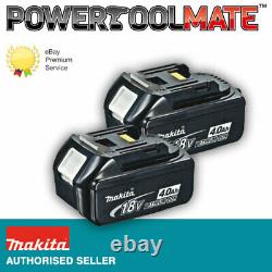 Next Day Delivery Genuine Makita BL1840 18v 4.0ah LXT Li-ion Battery TWIN PACK