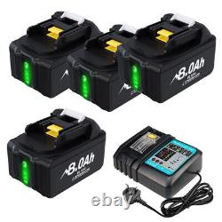 UK For Makita BL1860 BL1830 BL1850 BL1815 6.0Ah 18V Li-ion LXT Battery / Charger