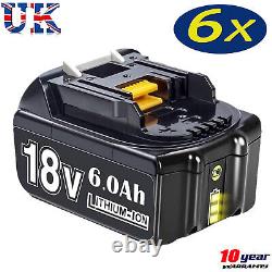 UK for Makita 18V 6.0Ah 8.0Ah LXT Li-ion Battery BL1830 BL1840 BL1850 BL1860