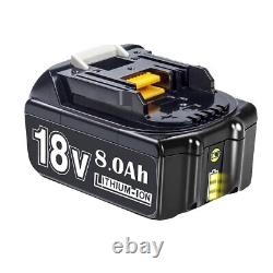 1-10X 8Ah pour batterie Makita BL1860 18V BL1830b 1850 LXT Li-Ion sans fil