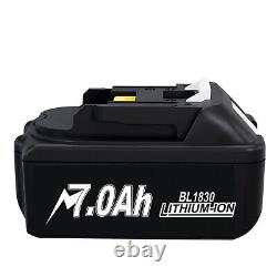 1/2/4/6x Batterie pour Makita BL1830/1850 18V BL1860B 7.0Ah LXT Li-Ion Sans Fil