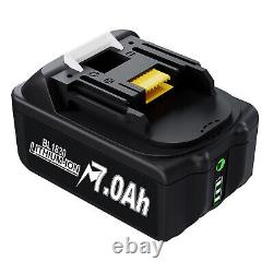 1/2/4/6x Batterie pour Makita BL1830/1850 18V BL1860B 7.0Ah LXT Li-Ion Sans Fil