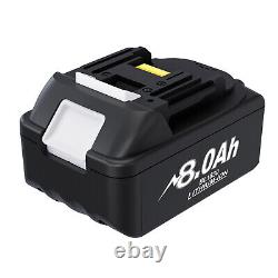 1/2-PACK Pour Batterie Makita 18V 8.0Ah LXT Li-Ion BL1830 BL1850-2 BL1860 BL1835