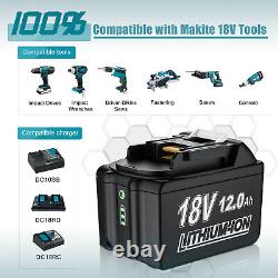 1-5X 8.0AH pour Batterie Li-ion Makita 18V LXT pour BL1830 BL1840 BL1850 BL1860