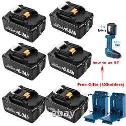 16 Pack 18V pour Makita BL1860 8.0Ah 5.0Ah Batterie Lithium-ion LXT BL1850 BL1830
