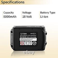 18V 5AH/6AH Pour Batterie Originale Makita Li-Ion BL1850B BL1860 BL1890 Chargeur LXT