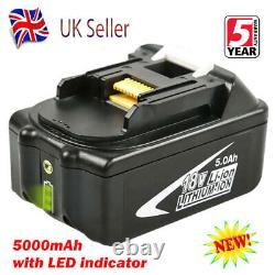 18V pour batterie Makita 5.0Ah 6.0Ah 9.0Ah Li-ion LED BL1830 BL1840 BL1850 BL1860