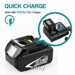 18v Pour Batterie Et Chargeur Originaux Makita Bl1860b Bl1850b 6ah 5ah Lxt-400 Li-ion