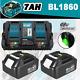 2 Pack Pour Makita 18v 7.0ah Batterie Lxt Li-ion Bl1860 Bl1850 Bl1840 Chargeur