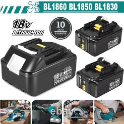 2 PACK POUR MAKITA 18V 7.0Ah BATTERIE LXT LI-ION BL1860 BL1850 BL1840 CHARGEUR