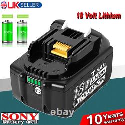 2 PACK POUR MAKITA 18V 7.0Ah BATTERIE LXT LI-ION BL1860 BL1850 BL1840 CHARGEUR