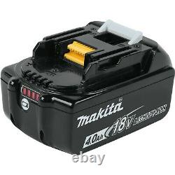 2 X Makita 18v 4.0ah Li-ion Lxt Batterie Bl1840 Bl1840b 4ah 196399-0 Véritable Royaume-uni