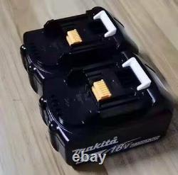 2 X Makita Bl1860b 18v 5.0ah Lxt Li-ion Véritable Makstar Batterie Twin Pack