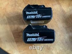 2 X Véritable Makita BL1850 18V 5.0Ah Batterie Li-Ion LXT 5AH Étoile Batterie BL1850B