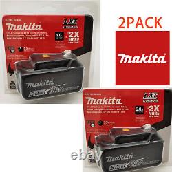 2PCS Original Makita BL1850 18V 5.0Ah LXT Li-Ion Battery NEW Package<br/>2PCS Original Makita BL1850 18V 5.0Ah LXT Batterie Li-Ion NOUVEAU Package
