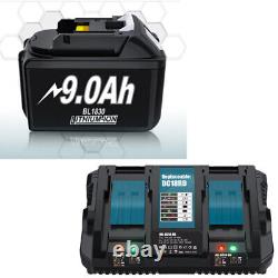 2X 8.0Ah pour Makita 18V LXT Batterie Li-ion BL1830 BL1840 BL1850 BL1860 et Chargeur