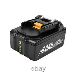 2X Pour Makita 18V 7.0Ah 6A 9A LXT Li-Ion BL1830 BL1850-2 BL1860 Batterie/Chargeur