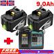 2x 9.0ah Pour Makita Bl1860 Bl1830 Bl1850 Bl1840 18v Li-ion Lxt Batterie / Chargeur