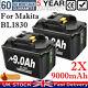 2x 9ah 18v Pour Makita Bl1850 Lxt Li-ion Batterie Bl1840 Bl1830 Bl1860 194205-3 Uk