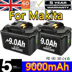 2x Pour Makita Bl1850 18v 18volts 9.0ah Li-ion Lxt Makstar Batterie Bl1850b Bl1830