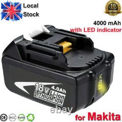 4 Pack Pour Makita Bl1860 Batterie Bl1860 Lxt 18v Li-ion 9.0ah Batterie Bl1850 Outol