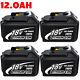 4x Batterie Pour Makita 18v 6ah 8ah 9ah 12ah Batterie Lxt Li-ion Bl1860 Bl1830 Led