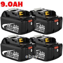 4X Pour Batterie Makita 18V 6.0Ah 9.0Ah 12.0Ah BL1830 BL1840 BL1850 BL1860 LXT LED