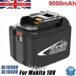 4x 9.0ah Pour Makita Bl1860b Lxt 18v Batterie Li-ion Véritable Bl1850 Bl1830/chargeur
