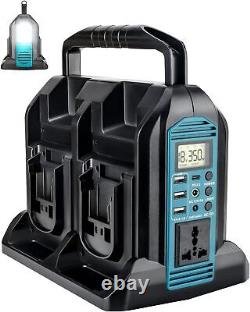 Alimentation électrique portable onduleur 4 ports adaptateur de courant pour batterie Makita 18V LXT