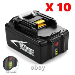 Batterie 18V pour MAKITA BL1850B 5.0AH LXT Li-ion BL1860B BL1830B Chargeur sans fil