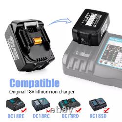Batterie 4X 18V 6.0Ah pour outils sans fil Makita LXT Li-ion BL1860B BL1850 BL1830