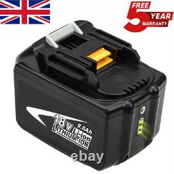 Batterie BL1830 18V 5Ah 6Ah 9Ah LXT Li-ion pour Makita Batterie BL1860 1850 Chargeur