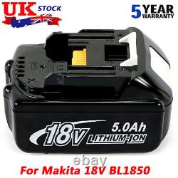 Batterie BL1830 18V 5Ah 6Ah 9Ah LXT Li-ion pour chargeur de batterie Makita BL1860 1850