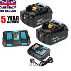 Batterie BL1860B 18V 6Ah 9Ah LXT Li-ion pour chargeur de batterie Makita BL1830