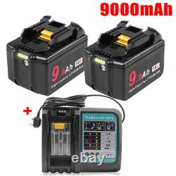 Batterie / Chargeur Pour Makita 18v 9.0ah Bl1860 Bl1830 Bl1850 Bl1840 Li-ion Lxt Uk