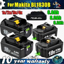 Batterie Li-Ion 6.0AH 9.0Ah 18V Pour Makita LXT BL1830 BL1840 BL1850 BL1860 LXT400