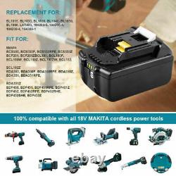 Batterie Li-Ion LXT Genuine BL1850B 18V 5AH 6AH pour Makita BL1860B BL1840 BL1830