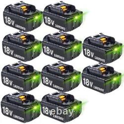 Batterie Li-Ion pour Makita18V 6.0AH pour LXT BL1850 BL1860 BL1830 BL1840 Nouveau