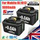 Batterie Li-ion 2x 18v 9.0ah Pour Makita Bl1830 Lxt Bl1850 Bl1860 Bl1890 Avec Led