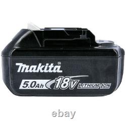 Batterie Li-ion Twin Makita Véritable Bl1850 18v 5.0ah Lxt Avec Chargeur De Port Jumelé