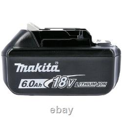 Batterie Li-ion Twin Makita Véritable Bl1860 18v 6.0ah Lxt Avec Chargeur De Port Jumelé