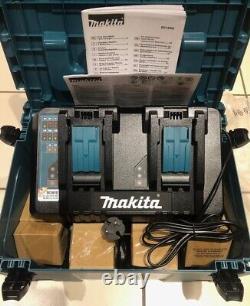 Batterie Makita BL1860B 18V 6AH LXT Li-ion Makstar authentique 4pk et chargeur DC18RD