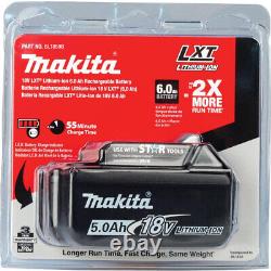 Batterie Makstar authentique Li-ion Makita BL1850 18V 5.0Ah LXT x2 Pack Long Life