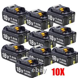 Batteries 6.0Ah 8.0Ah pour Makita 18V Batterie LXT Li-ion BL1840 BL1830 BL1850 NEUVES