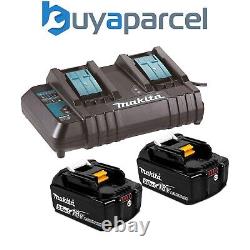 Batteries lithium-ion Makita BL1850 18 V 2 x LXT 5,0 Ah + chargeur double port DC18SH